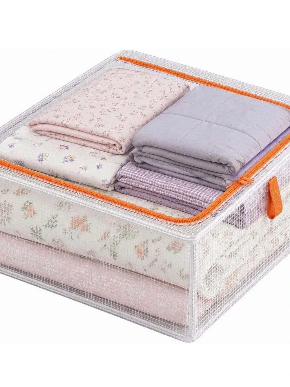 Clear Underbed Bedding Storage Bags, Set of 3